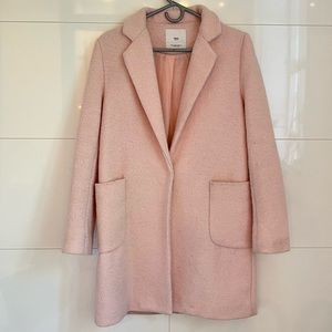 Mango Pink Wool Coat